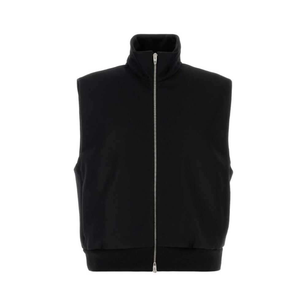 Jil Sander Men Black Wool Vest